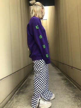 「Chica（チカ）のアイテム」を使った、yunaさん（レディース・155cm）の冬コーディネート