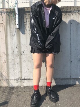 「L.H.P Private Brand（エルエイチピープライベートブランド）のアイテム（ジャケット/アウター）」を使った、yunaさん（レディース・155cm）の春コーディネート