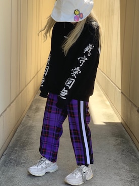 「L.H.P（エルエイチピー）のアイテム（スニーカー）」を使った、yunaさん（レディース・155cm）の春コーディネート