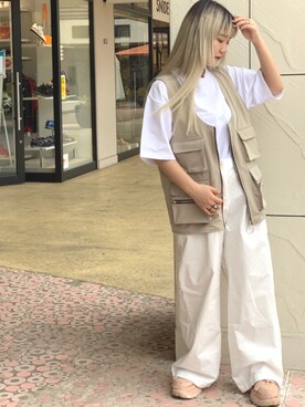 「Clut（クルト）のアイテム」を使った、yunaさん（レディース・155cm）の春コーディネート