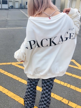 「L.H.P（エルエイチピー）のアイテム（スウェット）」を使った、yunaさん（レディース・155cm）の夏コーディネート