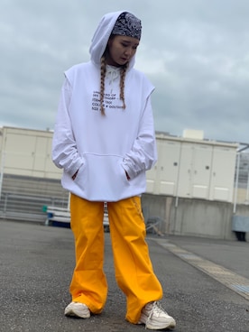 「Chica（チカ）のアイテム」を使った、yunaさん（レディース・155cm）の秋コーディネート