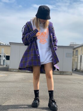 「L.H.P Private Brand（エルエイチピープライベートブランド）のアイテム」を使った、yunaさん（レディース・155cm）の秋コーディネート