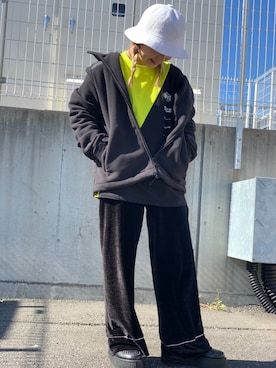 「L.H.P Private Brand（エルエイチピープライベートブランド）のアイテム（ジャケット/アウター）」を使った、yunaさん（レディース・155cm）の秋コーディネート