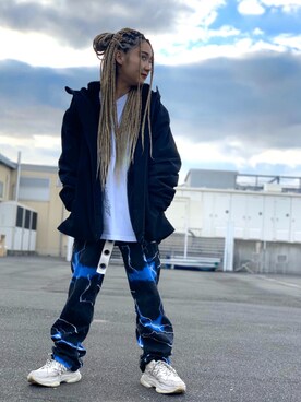 「L.H.P Private Brand（エルエイチピープライベートブランド）のアイテム（ジャケット/アウター）」を使った、yunaさん（レディース・155cm）の秋コーディネート