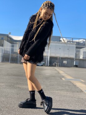 「Chica（チカ）のアイテム」を使った、yunaさん（レディース・155cm）の秋コーディネート