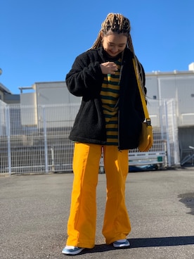 「Chica（チカ）のアイテム」を使った、yunaさん（レディース・155cm）の秋コーディネート