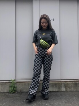 「GEO（ジェオ）のアイテム」を使った、yunaさん（レディース・155cm）の夏コーディネート