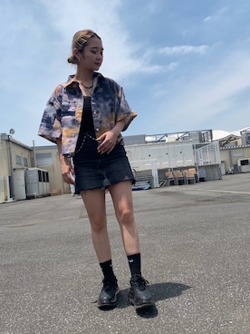 「Ctr1（コントロール）のアイテム」を使った、yunaさん（レディース・155cm）の夏コーディネート