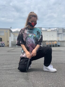 「FTC（エフティーシー）のアイテム」を使った、yunaさん（レディース・155cm）の夏コーディネート