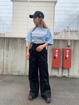 「Ctr1（コントロール）のアイテム」を使った、yunaさん（レディース・155cm）の夏コーディネート