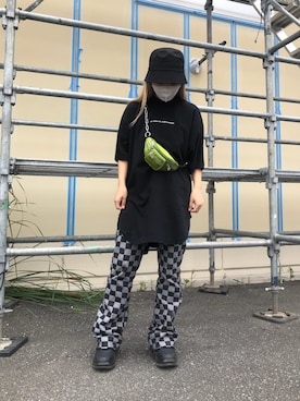 「NILoS（ニルズ）のアイテム」を使った、yunaさん（レディース・155cm）の夏コーディネート