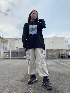 「L.H.P（エルエイチピー）のアイテム（トップス）」を使った、yunaさん（レディース・155cm）の秋コーディネート