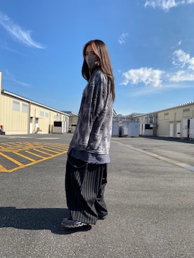 「SASQUATCHfabrix.（サスクワァッチファブリックス）のアイテム」を使った、yunaさん（レディース・155cm）の秋コーディネート