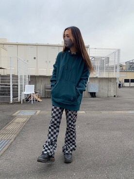 「A-COLD-WALL*（アコールドウォール）のアイテム（トップス）」を使った、yunaさん（レディース・155cm）の冬コーディネート