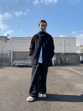 「A-COLD-WALL*（アコールドウォール）のアイテム（ジャケット/アウター）」を使った、yunaさん（レディース・155cm）の冬コーディネート