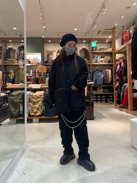 「A-COLD-WALL*（アコールドウォール）のアイテム（トップス）」を使った、yunaさん（レディース・155cm）の冬コーディネート