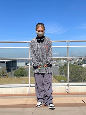 「Ctr1（コントロール）のアイテム（トップス）」を使った、yunaさん（レディース・155cm）の春コーディネート