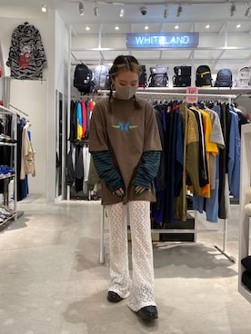 「Ctr1（コントロール）のアイテム（トップス）」を使った、yunaさん（レディース・155cm）の春コーディネート