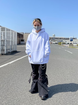 「MSGM（エムエスジーエム）のアイテム」を使った、yunaさん（レディース・155cm）の春コーディネート
