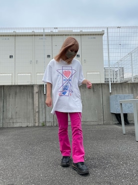 「VIRGIL NORMAL（ヴァージルノーマル）のアイテム」を使った、yunaさん（レディース・155cm）の春コーディネート