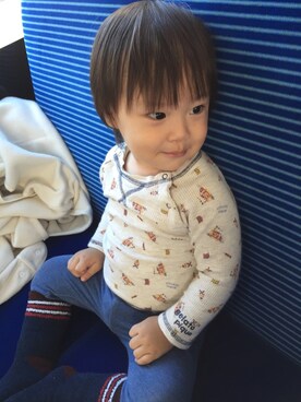 Keima Kanegawaさんの（gelato pique Baby＆Kids | ジェラートピケ　ベイビーアンドキッズ）を使ったコーディネート