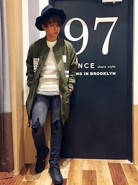 VENCE EXCHANGE MEN'S STAFFさん（メンズ・173cm）の冬コーディネート