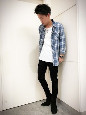 VENCE EXCHANGE MEN'S STAFFさん（メンズ・173cm）の春コーディネート