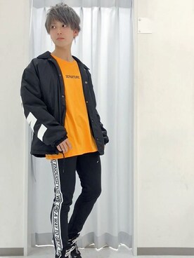 「VENCEEXCHANGE（ヴァンスエクスチェンジ）のアイテム（ブルゾン）」を使った、VENCE EXCHANGE MEN'S STAFFさん（メンズ・173cm）の冬コーディネート