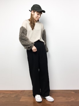 SUBさん（レディース・154cm）の冬コーディネート