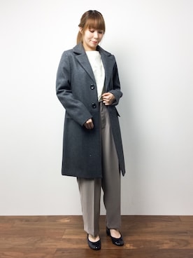 「IRONY（アイロニー）のアイテム」を使った、SUBさん（レディース・154cm）の冬コーディネート