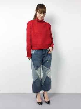 SUBさん（レディース・154cm）の冬コーディネート