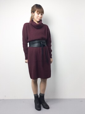 SUBさん(レディース・154cm)の冬コーディネート