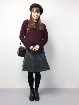 SUBさん（レディース・154cm）の冬コーディネート