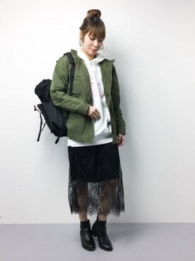 SUBさん(レディース・154cm)の冬コーディネート