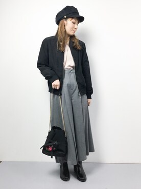 SUBさん（レディース・154cm）の冬コーディネート