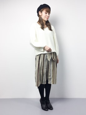 SUBさん（レディース・154cm）の冬コーディネート