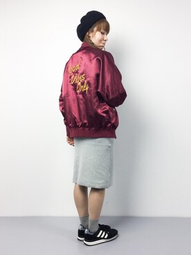 「LUCA（ルカ）のアイテム（ジャケット/アウター）」を使った、SUBさん（レディース・154cm）の冬コーディネート