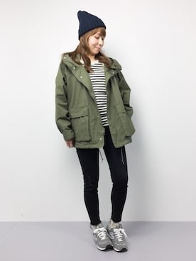「JOURNAL STANDARD LUXE（ジャーナルスタンダード　ラックス）のアイテム（ジャケット/アウター）」を使った、SUBさん（レディース・154cm）の冬コーディネート