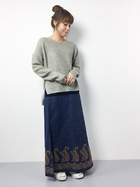 SUBさん（レディース・154cm）の冬コーディネート