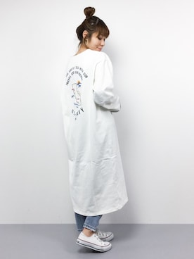 「Another Edition（アナザーエディション）のアイテム（ワンピース/ドレス）」を使った、SUBさん（レディース・154cm）の春コーディネート