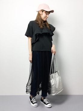 SUBさん（レディース・154cm）の春コーディネート