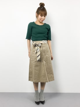 SUBさん(レディース・154cm)の春コーディネート
