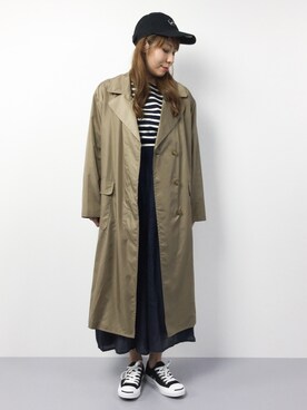 「MACKINTOSH PHILOSOPHY（ﾏｯｷﾝﾄｯｼｭ ﾌｨﾛｿﾌｨｰ）のアイテム（ジャケット/アウター）」を使った、SUBさん（レディース・154cm）の春コーディネート