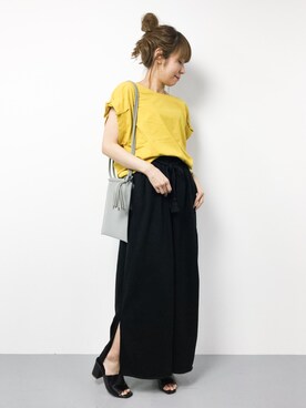 「Te chichi TERRASSE（テチチテラス）のアイテム」を使った、SUBさん（レディース・154cm）の春コーディネート