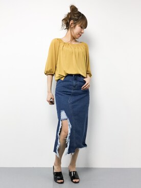 SUBさん（レディース・154cm）の春コーディネート