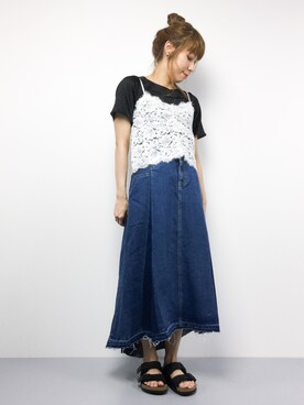 SUBさん(レディース・154cm)の春コーディネート