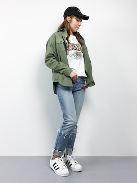 SUBさん（レディース・154cm）の春コーディネート