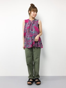 SUBさん（レディース・154cm）の夏コーディネート