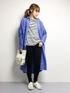 「JOURNAL STANDARD LUXE（ジャーナルスタンダード　ラックス）のアイテム（ワンピース/ドレス）」を使った、SUBさん（レディース・154cm）の夏コーディネート